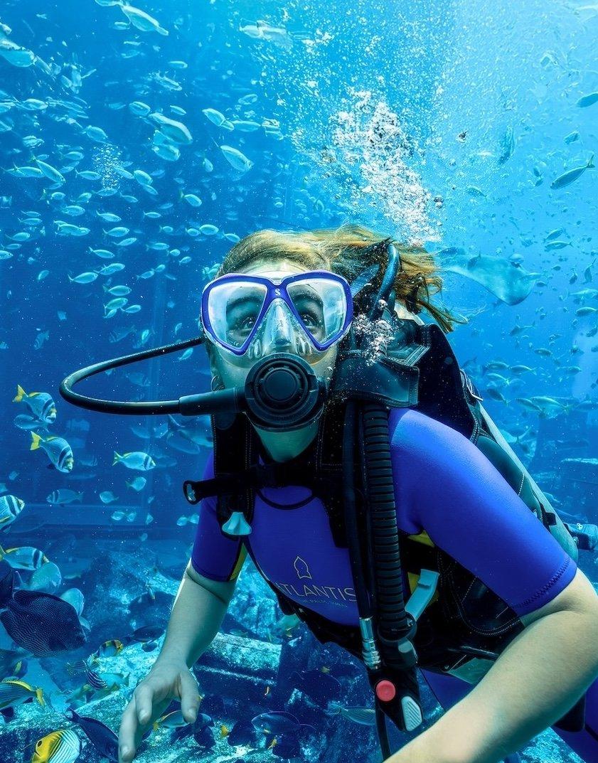 Girl Underwater Experience